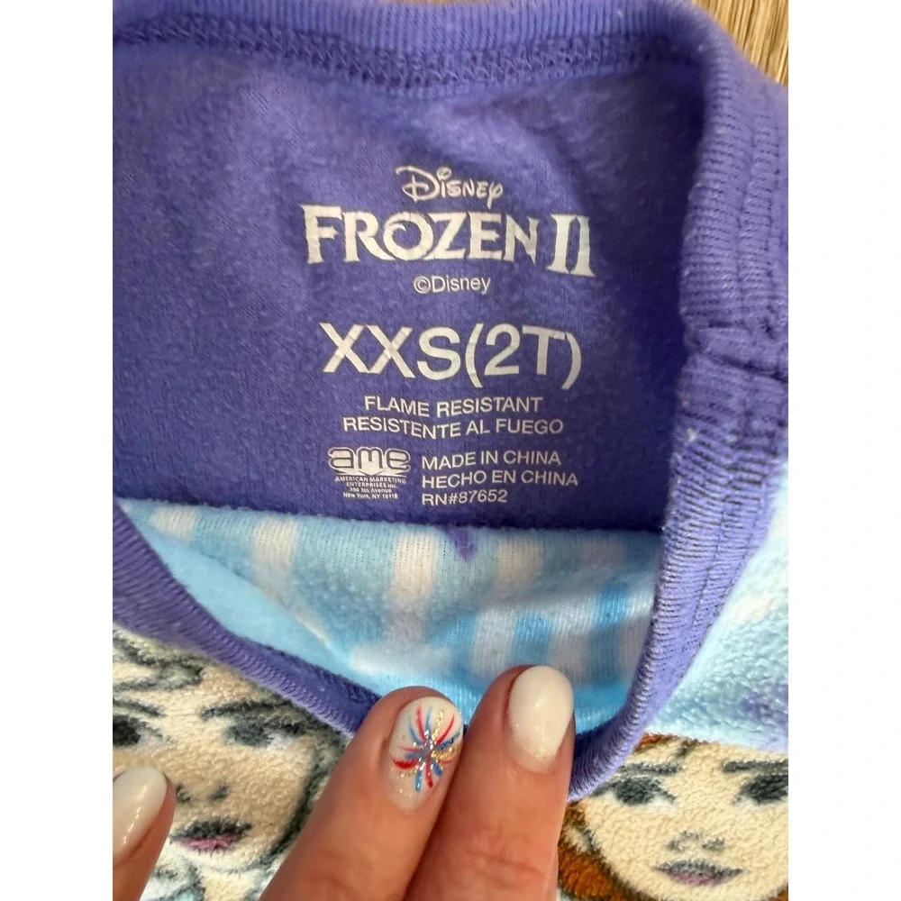 Carter's Disney Frozen Girls Pajama Bundle 4 Sets 2T Multicolor Fleece Cotton